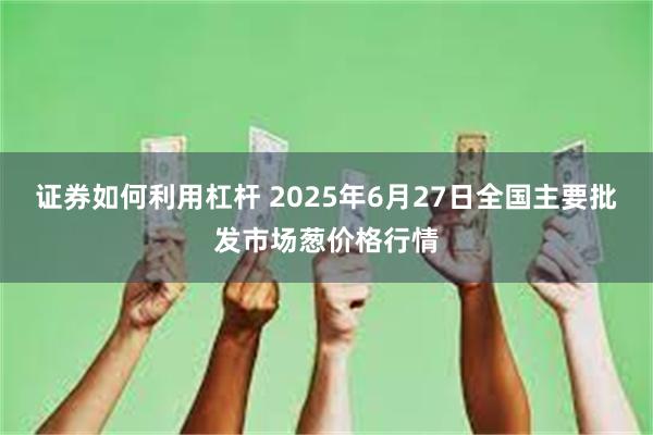 证券如何利用杠杆 2025年6月27日全国主要批发市场葱价格行情