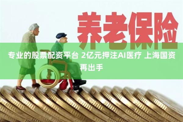 专业的股票配资平台 2亿元押注AI医疗 上海国资再出手